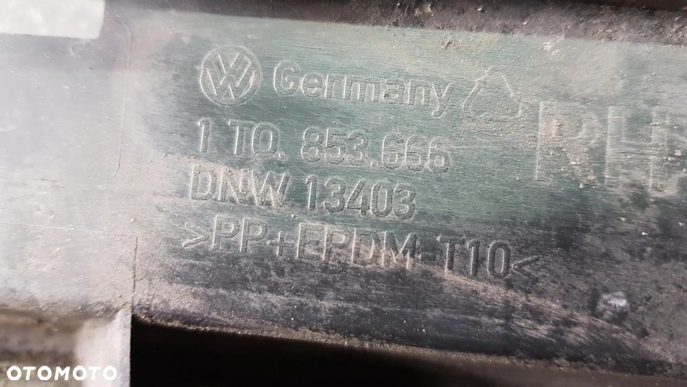 KRATKA ATRAPA ZASLEPKA ZDERZAKA VW TOURAN 03-07r 1T0853665 1T0853666 - 5