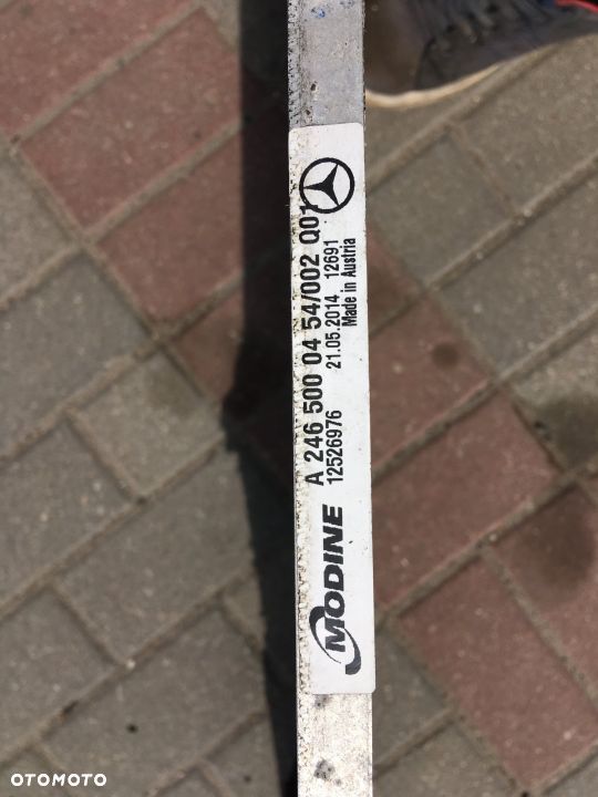 CHŁODNICA KLIMATYZACJI B-KLASA W246 A2465000454 - 3