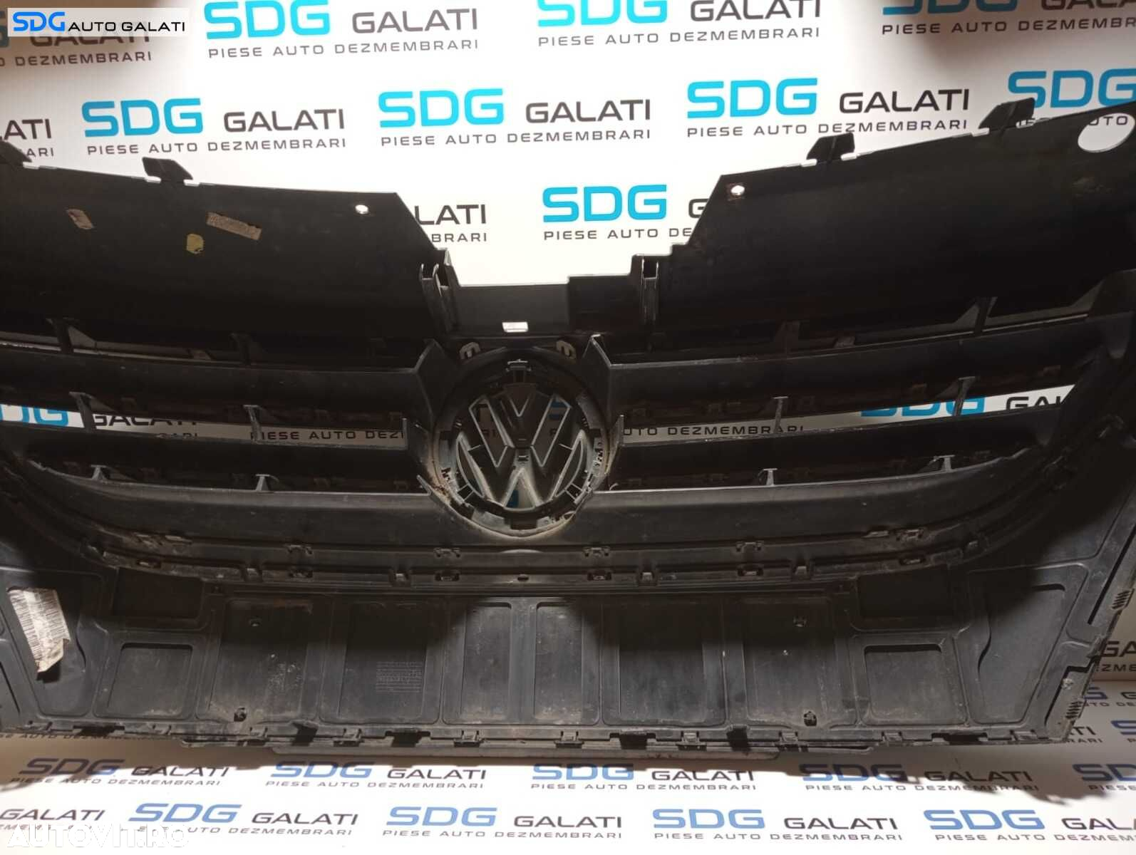 Grila Centrala cu Sigla Emblema Radiator de pe Bara Spoiler Fata Volkswagen Passat CC 2009 - 2012 Cod 3C8853651P 1K5853600 3C0853600A [M3750] - 6