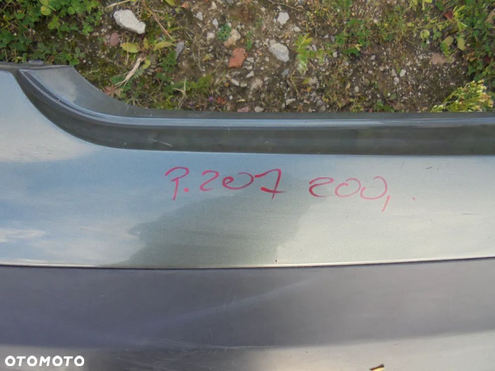 PEUGEOT 207 ZDERZAK TYŁ - 4