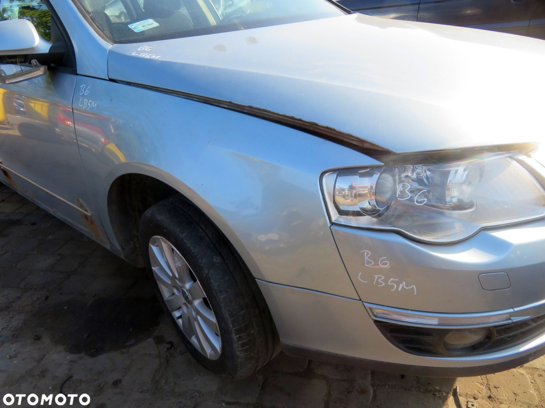 MASKA ZDERZAK BŁOTNIKI LAMPY PASSAT B6 LB5M  VOLKSWAGEN 2005-2010 SREBRNY PRZÓD KOMPLETNY - 13