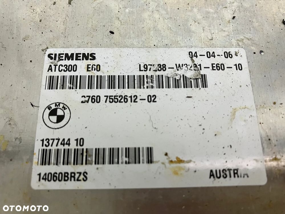 Sterownik skrzynki rozdzielczej BMW E60 E61 X-DRIVE MANUAL EUROPA moduł reduktora nastawnika 7607980 7537968 7537967 7552612 ATC300 WIĄZKA INSTALACJA 2017 ROK - 2