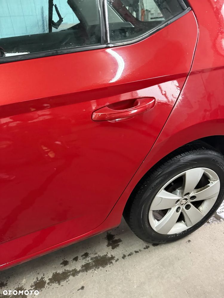 SKODA FABIA III HB LF3L 6X6X DRZWI LEWE TYŁ TYLNE KOMPLETNE W KOLOR - 3