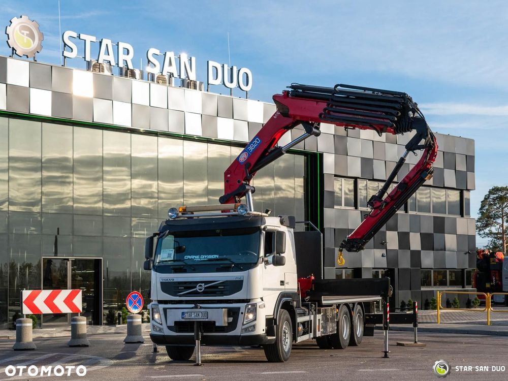 Volvo FM 420 6x2 HMF 3820-K6 Fly Jib Hds Żuraw - 5