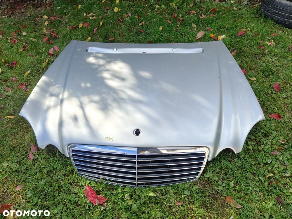 MERCEDES W211 MASKA POKRYWA SILNIKA 744 ALUMINIOWA - 1