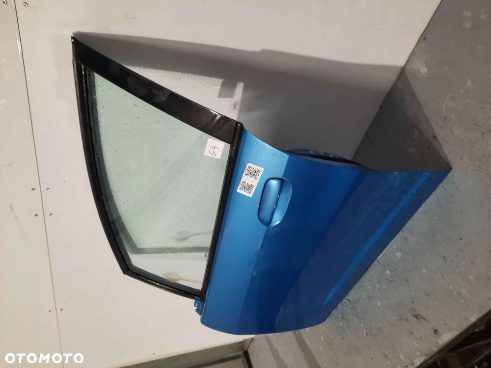 } DRZWI PRZÓD PRZEDNIE LEWE HONDA JAZZ 3 III BG53M NIEBIESKA BŁĘKITNA 5D 5 DRZWI HB - 3