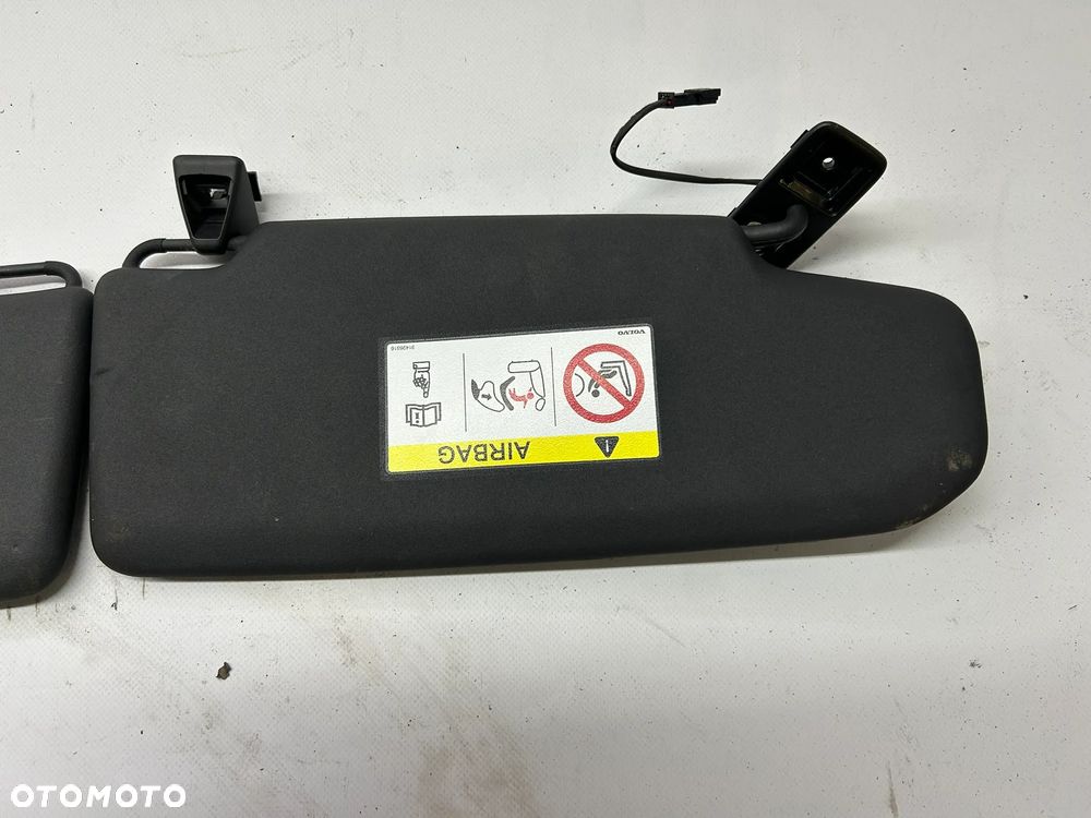 Volvo V-40 II osłony osłona przeciwsłoneczna lewa prawa komplet  2012- - 3