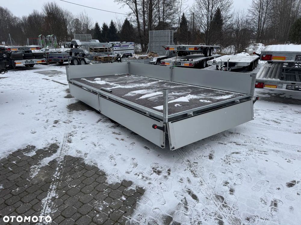 Niewiadów płaska platforma burty najazdy Atlas 2700kg nowa FV 23%