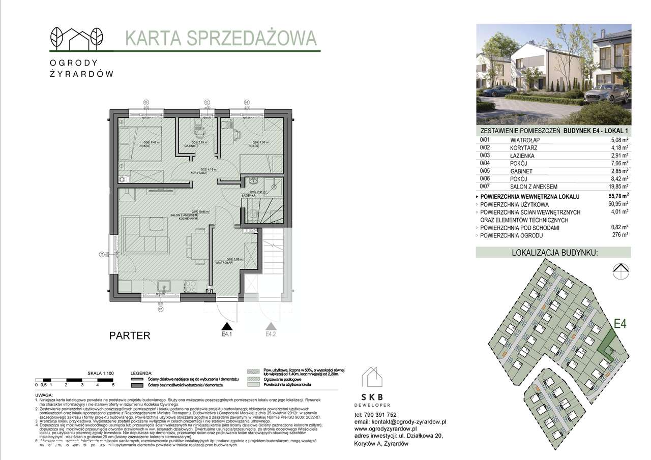 Lokal kameralny na parterze z wielkim ogrodem 276 m2!