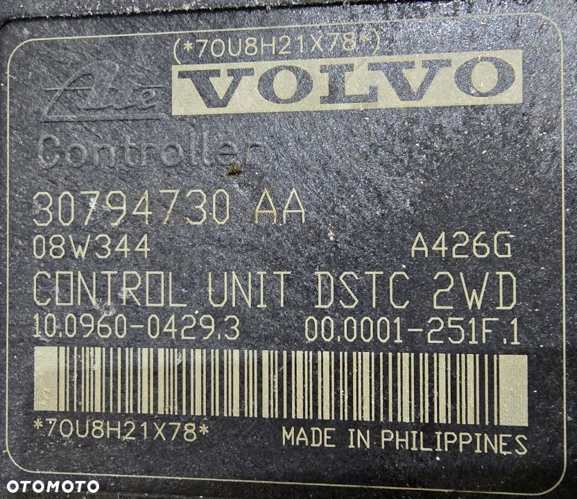 pompa hamulcowa abs volvo c30 1.6 d 4n512c405gb - 7