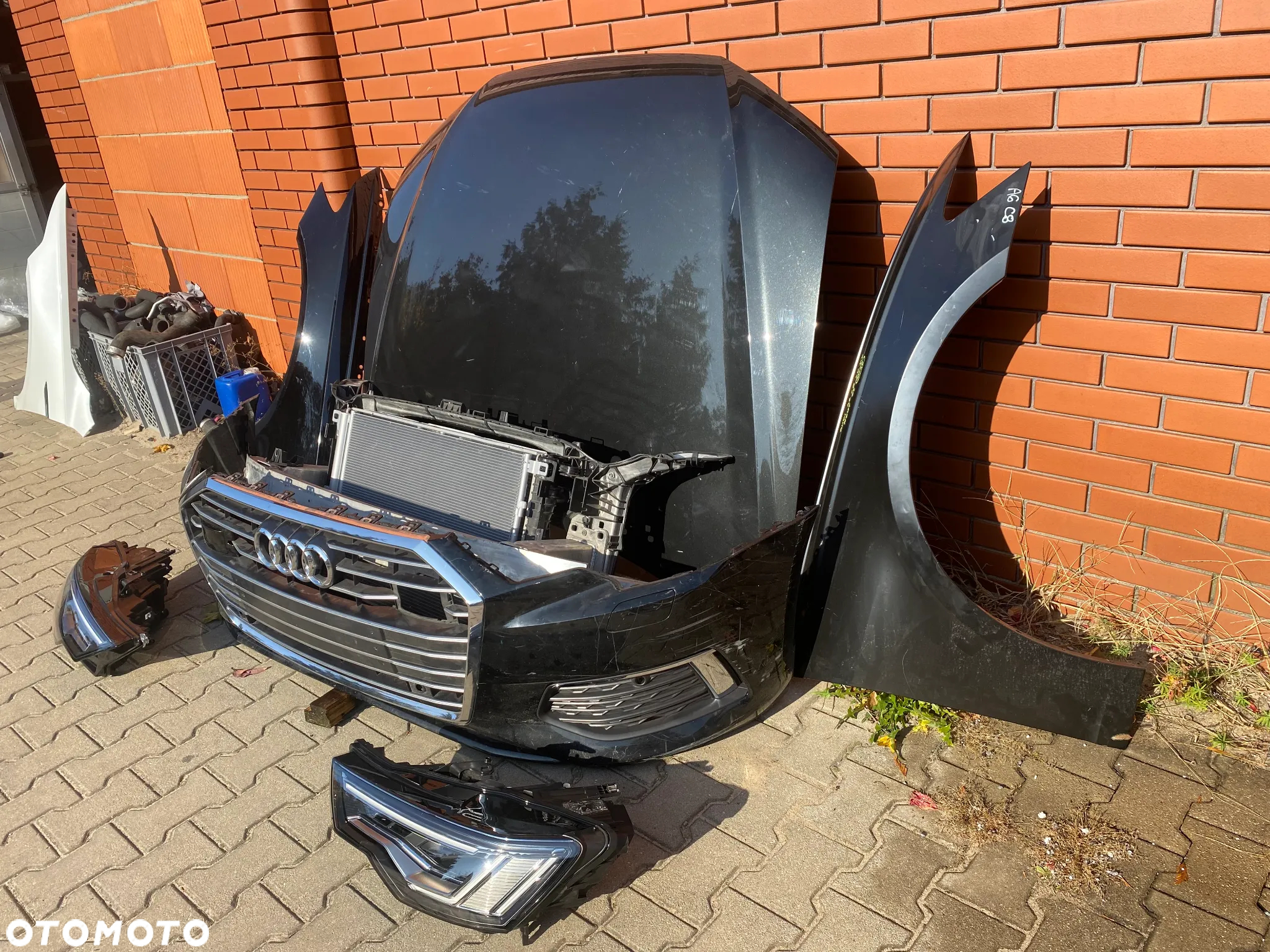 MASKA BŁOTNIK ZDERZAK REFLEKTOR AUDI A6 2018-4K0 C8 - 2