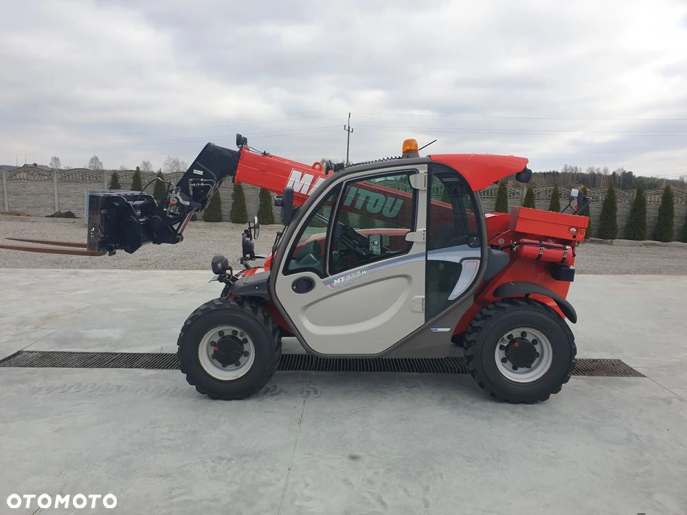 Manitou MT 625H WIDŁY HYD./CHWYTAK/ŁYŻKA SPROWADZONA SUPER STAN - 2