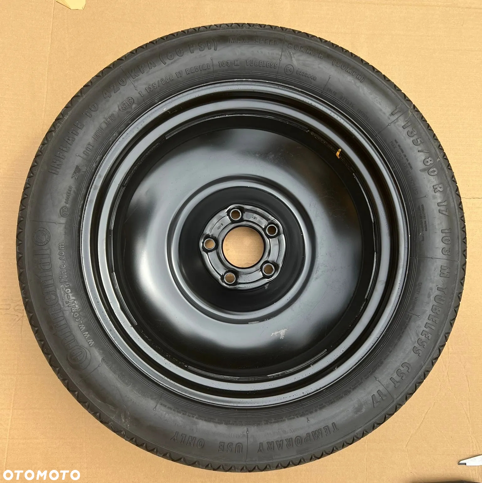 Peugeot 508 II koło zapasowe dojazdowe 135/80 R17 103M 5x108 - 2