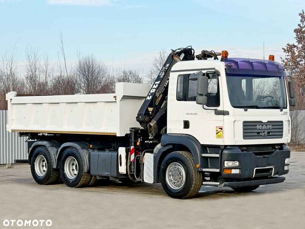 MAN TGA 26.350 *WYWROTKA 4,90m *TEREX ATLAS 125.2 * 6x4 * STAN BDB - 3