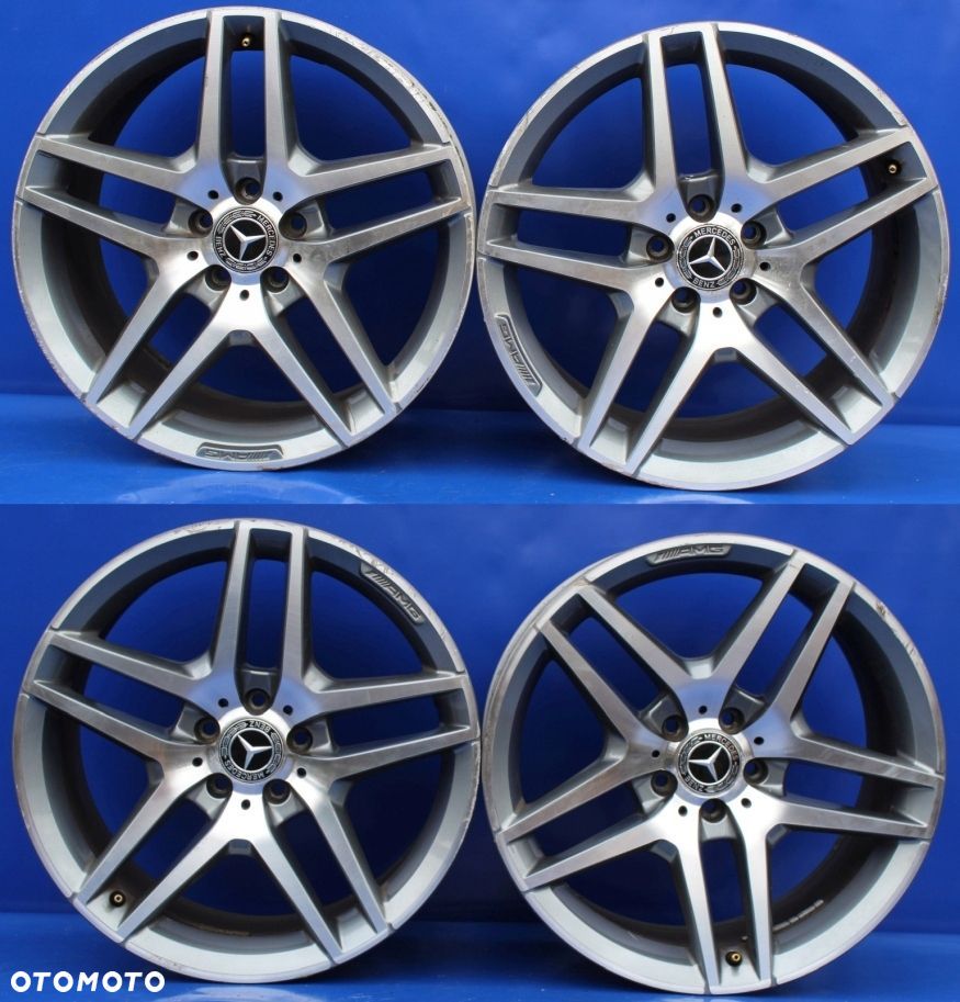 Felgi aluminiowe komplet Oryginalnych felg AMG 19 OE Mercedes W221 W216 CL A2224010000 A2224010100 - 2