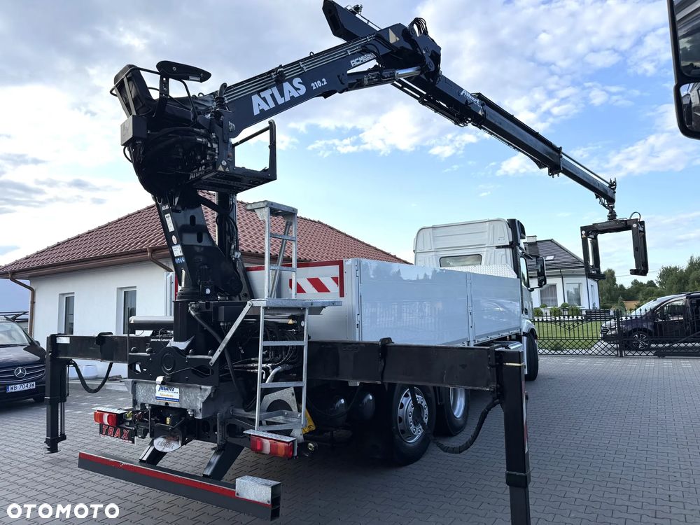 Schwarzmuller Przyczepa burtowa budowlanka 2017 r + Mercedes Actros 26.48 z HDS 2017 r - 13
