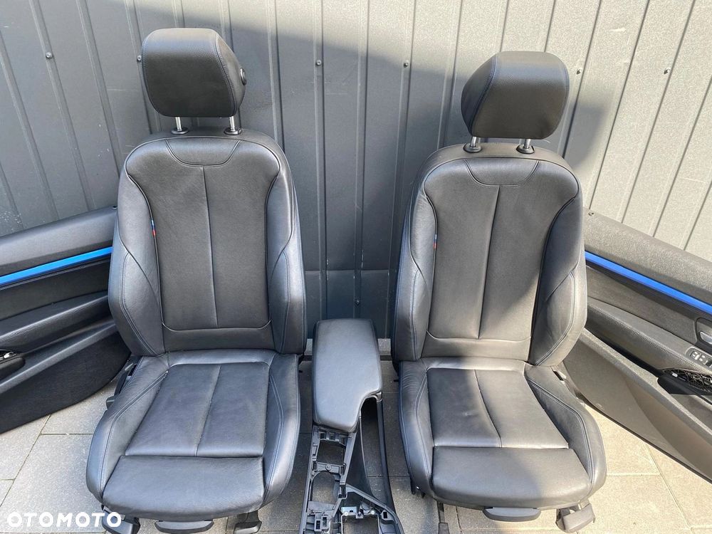 FOTELE TAPICERKA SKÓRA DAKOTA SCHWARZ BMW 3 GT F34 GRZANE M-PAKIET LED - 2