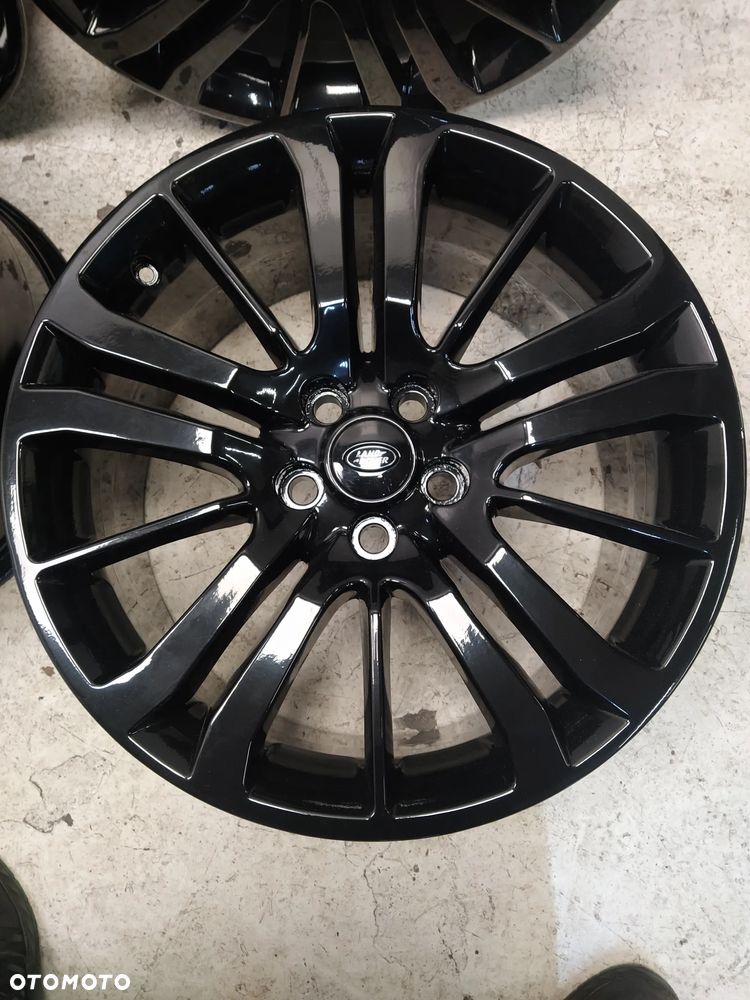RANGE ROVER VOGUE L322 L405 SPORT L494 9,5X20 ORYGINALNE FELGI ALUMINIOWE R20 ET53 5x120 DEKIELKI LAND ROVER CZARNE ORYGINAŁ - 3