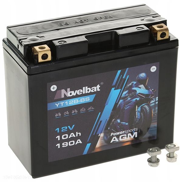 Akumulator Novelbat AGM 12V 10Ah YT12B-BS L - 1