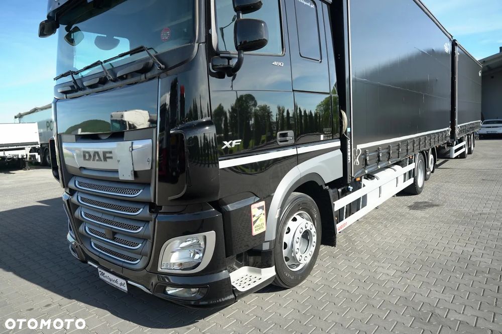 DAF XF 480 / ZESTAW TANDEM 120 M3 / PRZEJAZDOWY / KLIMA POSTOJOWA / 7,7 M + 7,7 M / WECON / 2022 ROK / - 8