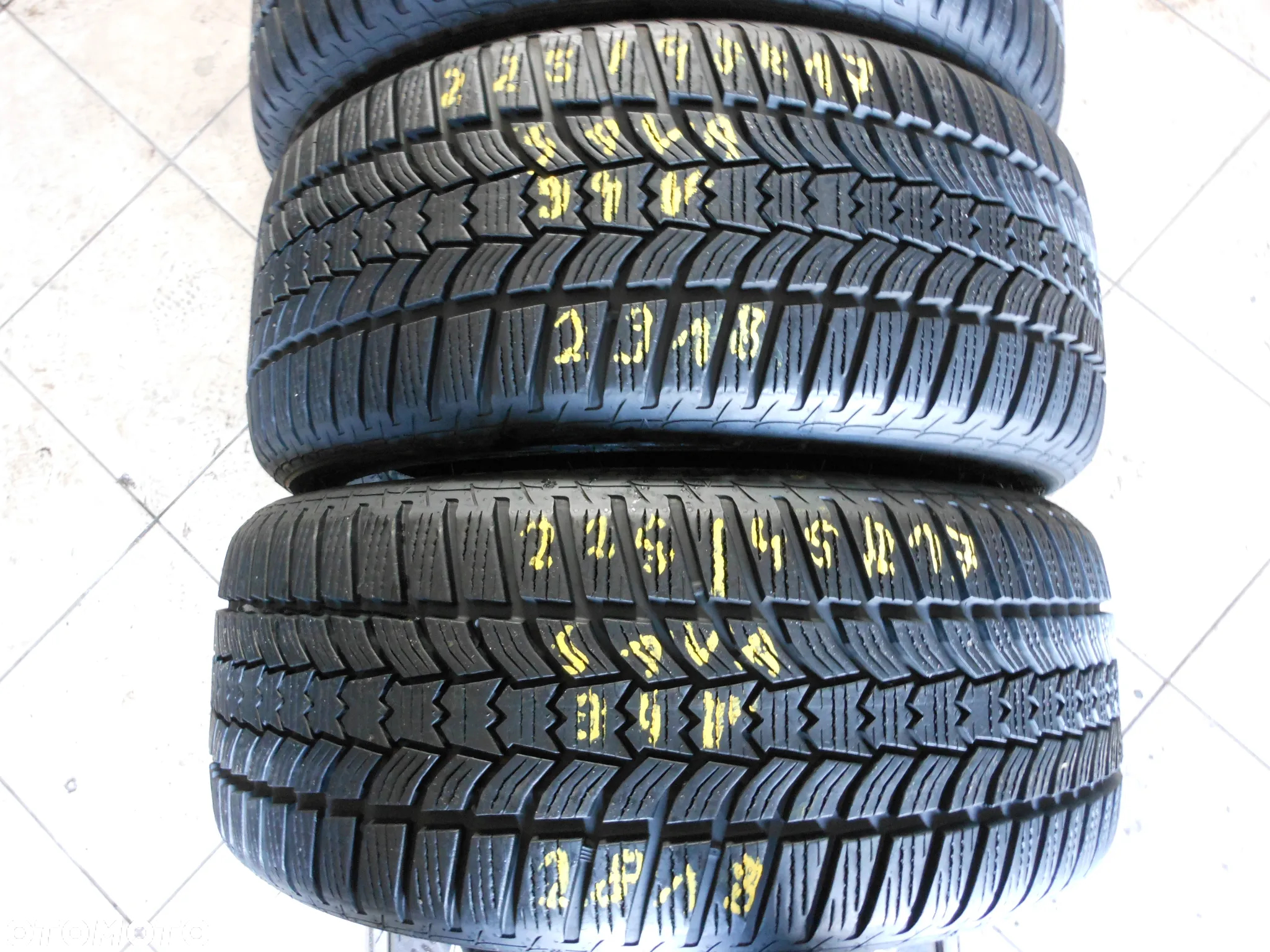 Opony 225/45r17 sava eskimo hp 2 2x7,3mm 2x8mm komplet zima - 2