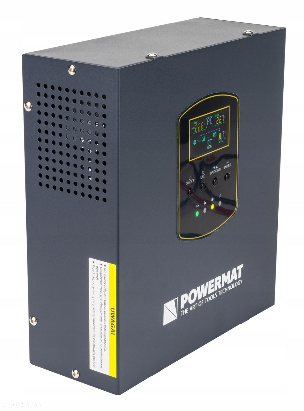 ZASILACZ AWARYJNY UPS LCD 500VA 300W PRZETWORNICA - 2