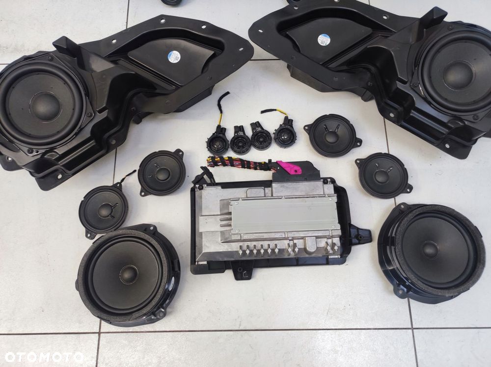nagłośnienie subwoofer wzmacniacz olufsen zestaw głośników audi q8 e-tron - 2