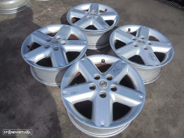 Jogo De Jantes Jgjant1184 NISSAN  X-TRAIL 1 FASE 2 2006 2.2DCI 4X4 136CV 5P PRETO 40 6.5Jx16 5X114.3 63.3MM - 5