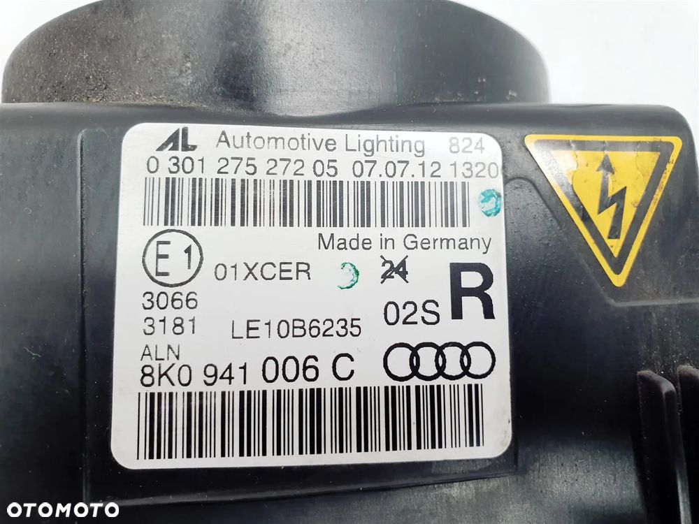 AUDI A4 B8 8KO LIFT 11r+ PRAWA LAMPA PRZÓD XENON LED NIESKRĘTNY ORY EU !!! - 10