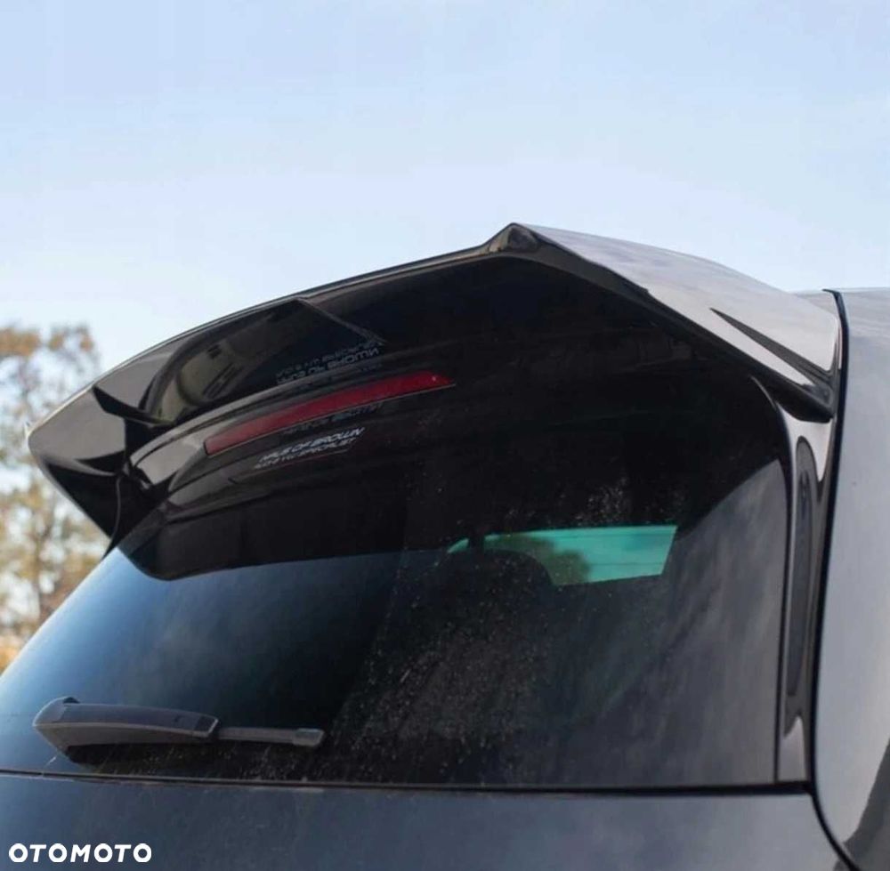 GOLF 7-7,5 STANDARD 2012-2020 Lotka Spoiler Dokładka TYLNA CZARNY POŁYSK - 4