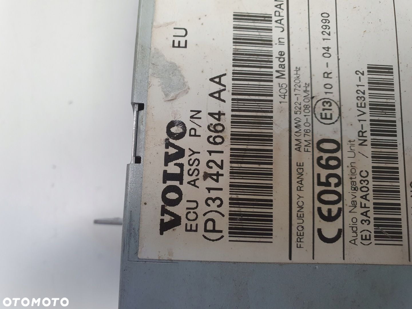 Volvo V60 S60 II RADIOODTWARZACZ CD radio cd NAWIGACJA 31421664 31421664AA - 3