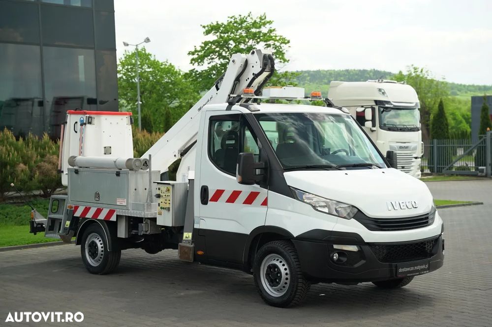 Iveco DAILY 35-140 / Platformă de lucru aeriană / FRANCE ELEVATEUR 141 TLE / 4 STABILIZATOARE / MANUALĂ / 2018 - 8