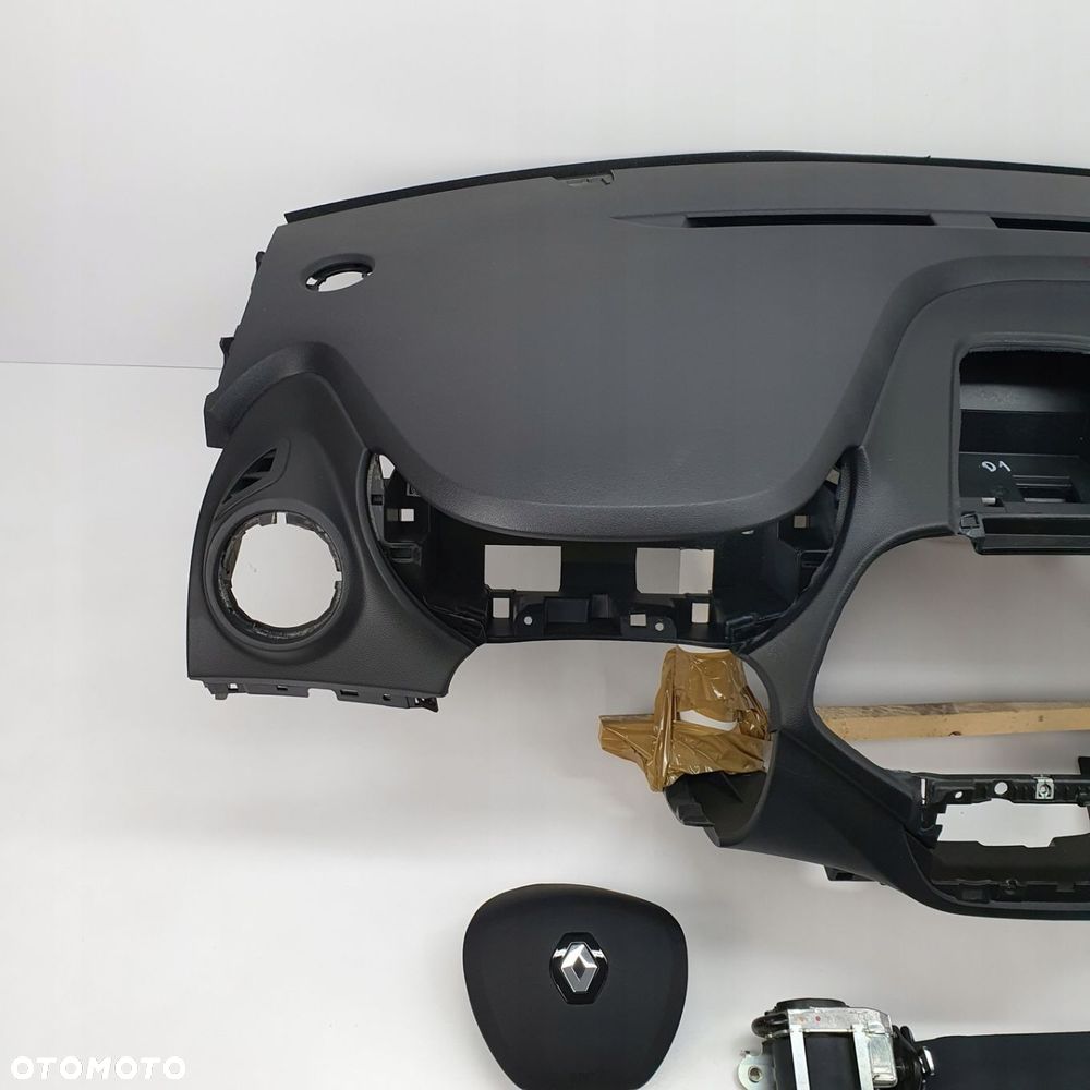 RENAULT CAPTUR DESKA ROZDZIELCZA KONSOLA KOKPIT PULPIT PODUSZKI AIRBAG AIR BAG PASY KIT SET - 2