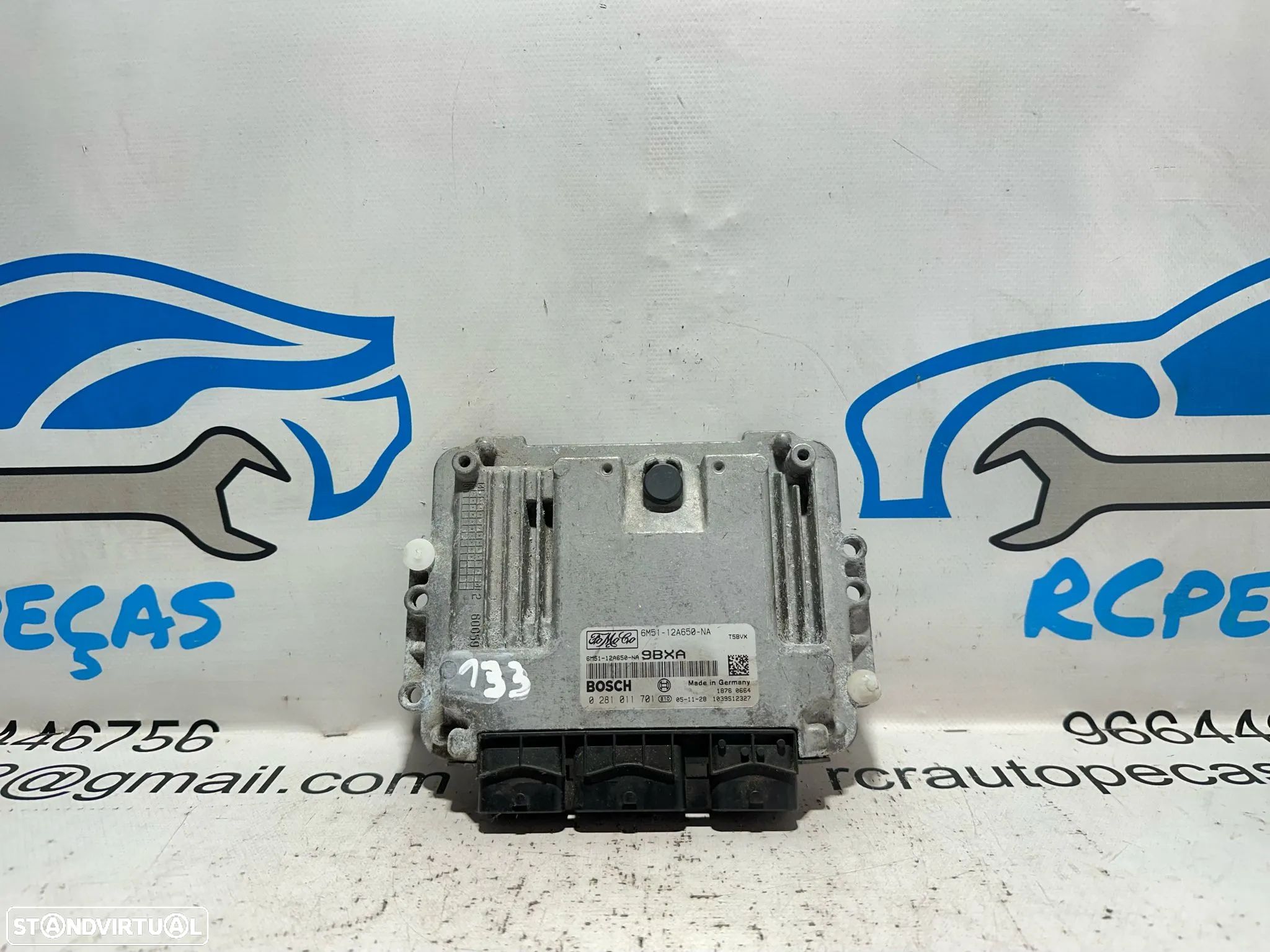 .Centralina Original Bosch Ford 1.6 HDi TDCi HHDA 6M51-12A650-NA / 0 281 011 701 - 1