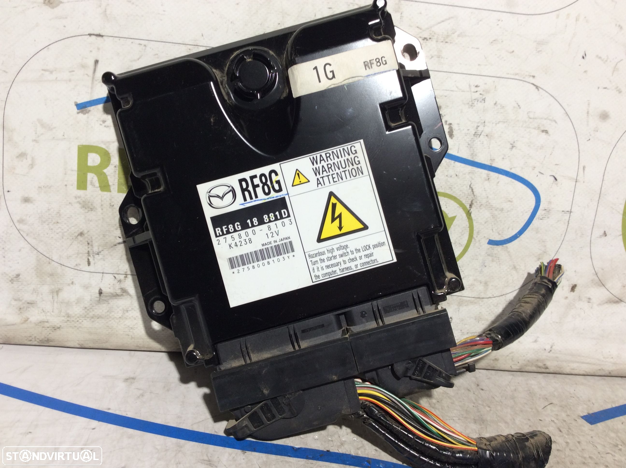 Centralina do motor Mazda 6 Ref. RF8G18881D - 1