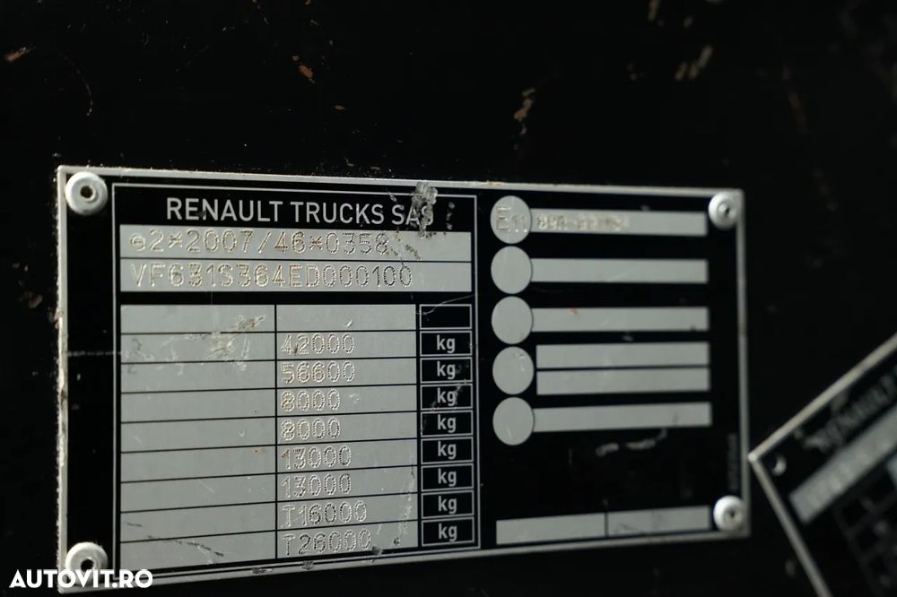 Renault K 480 / 8x4 / WYWROTKA DWUSTRONNA - 6 M / HYDROBURTA / HYDROKLAPA / AUTOMAT / EURO 6 / - 38
