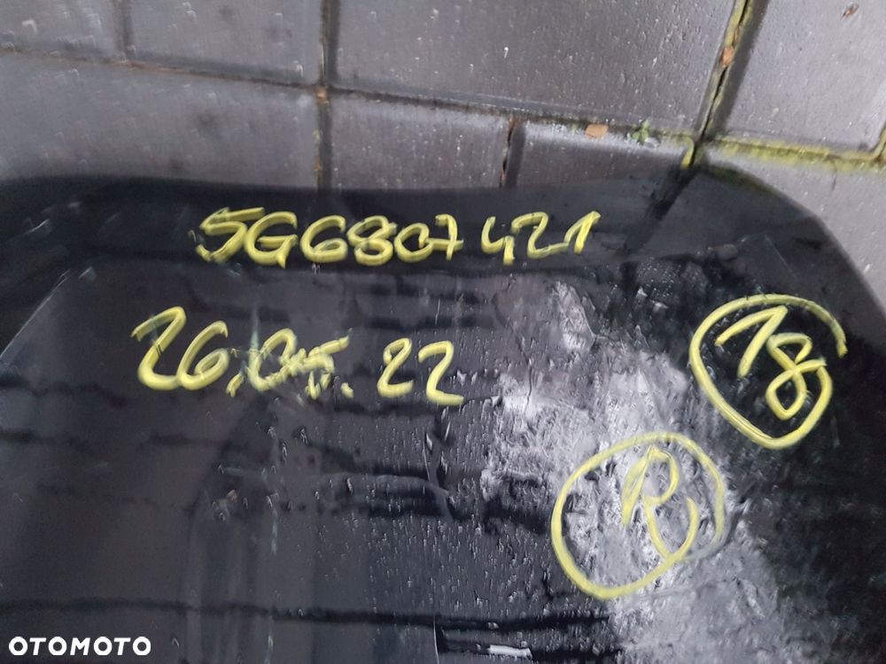 vw golf 7 zderzak tył 5g6807421 - 6