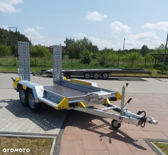 TA-NO Przyczepa TA-NO koparkowa DMC 2700kg najazdy mocna spawana