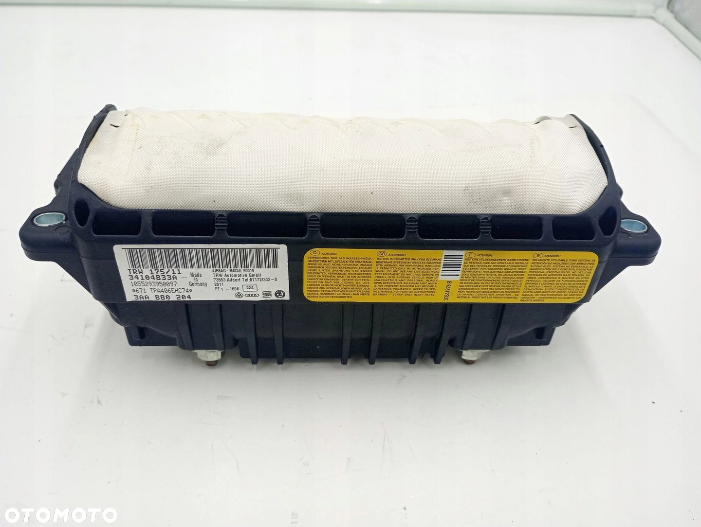 PODUSZKA PASAŻERA AIRBAG VW PASSAT B7 CC 3AA880204 - 2