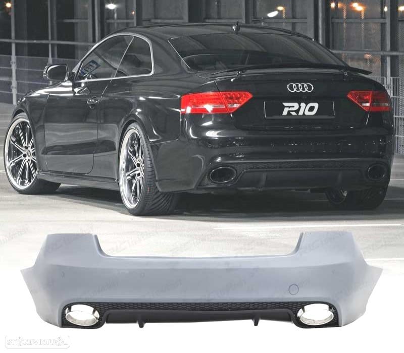 PARA-CHOQUES TRASEIRO AUDI A5 8T COUPE 07-15 LOOK RS5 - 1