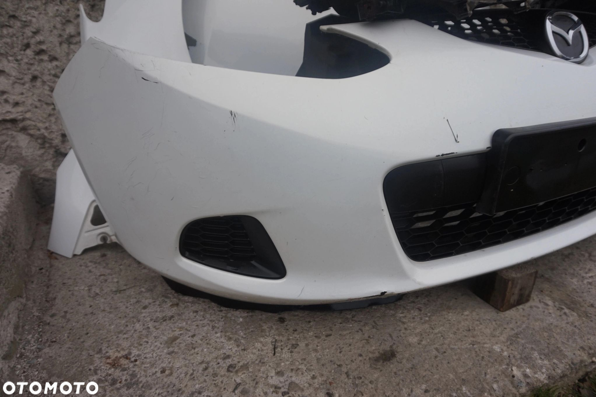 ZDERZAK MASKA BŁOTNIK KOMPLETNY PRZÓD MAZDA 2 II - 3