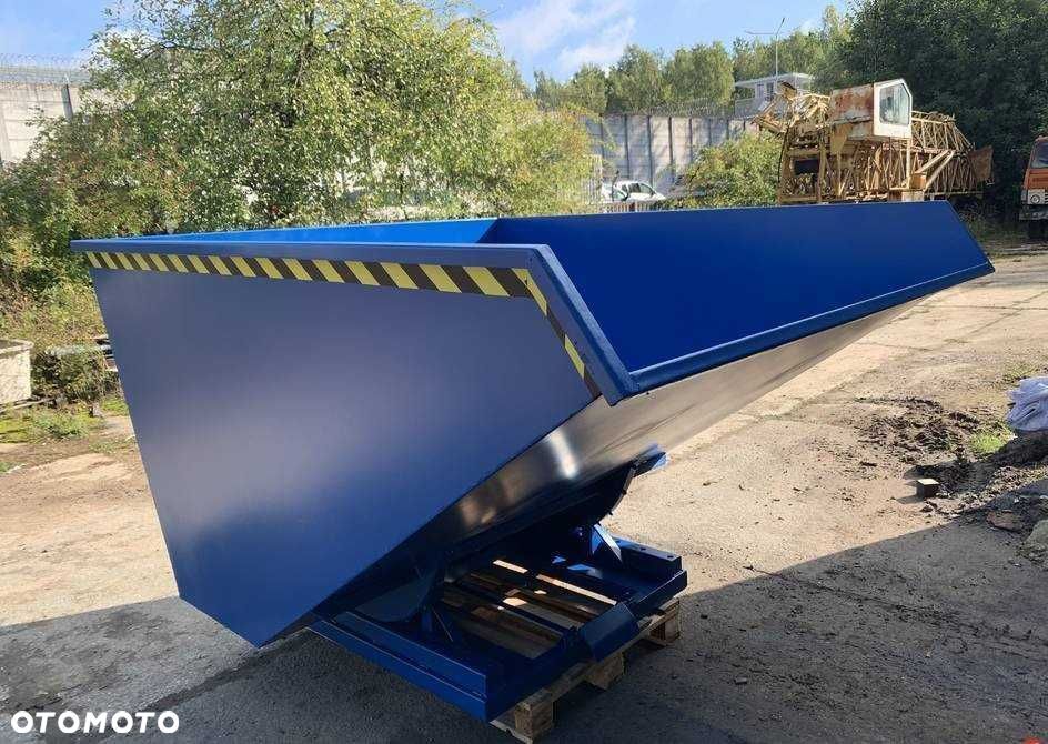 Samowyładowczy kontener TK 1500. Koleba uniwersalna.Polski pojemnik