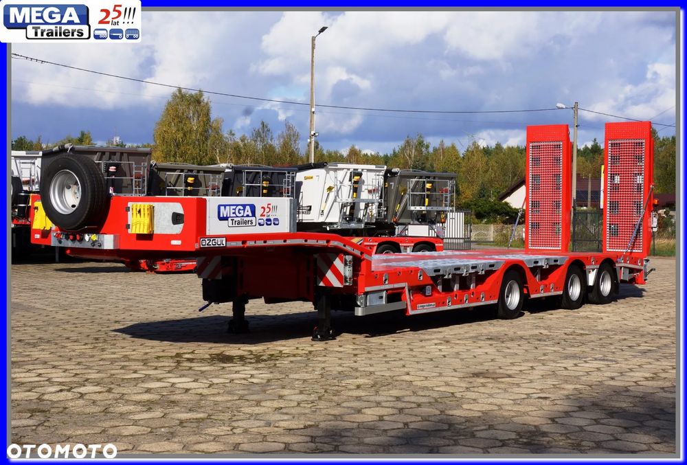 Mega Nisko-podłogowa 3 osie, 18,60 m dł., ZAGŁEBIENIA NA KOŁA pod maszyny leśne i budowlane !!! - 8