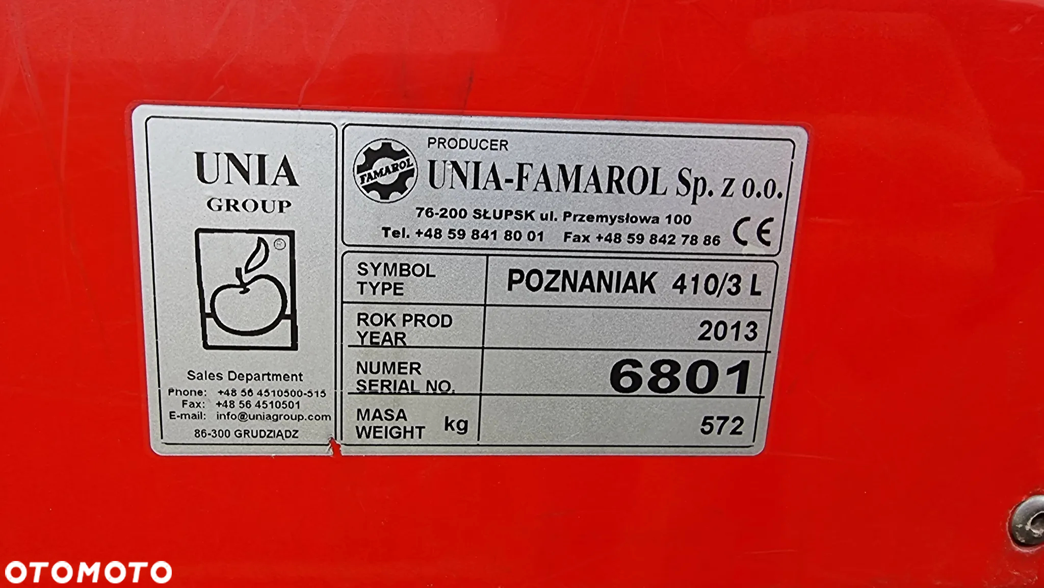 Unia POZNANIAK 410/3 ; ARES TL - 4