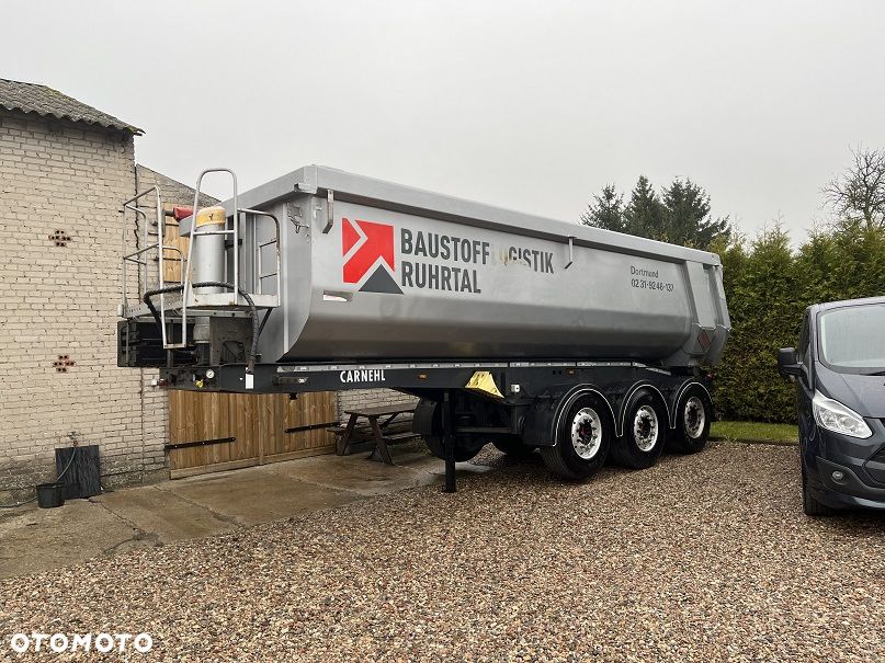 Carnehl CHKS/HH stalowa 28m3 Hardox rynna 2019 naczepa wywrotka stal z NIEMIEC - 2