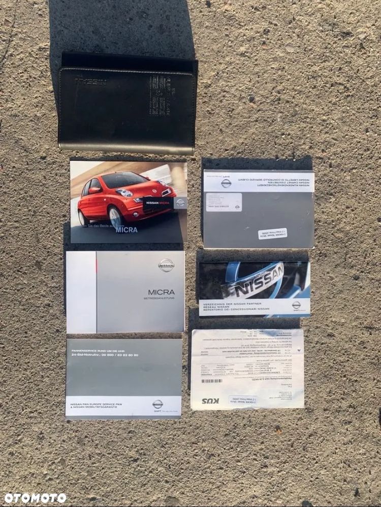Książka serwisowa etui Nissan micra k12 - 2