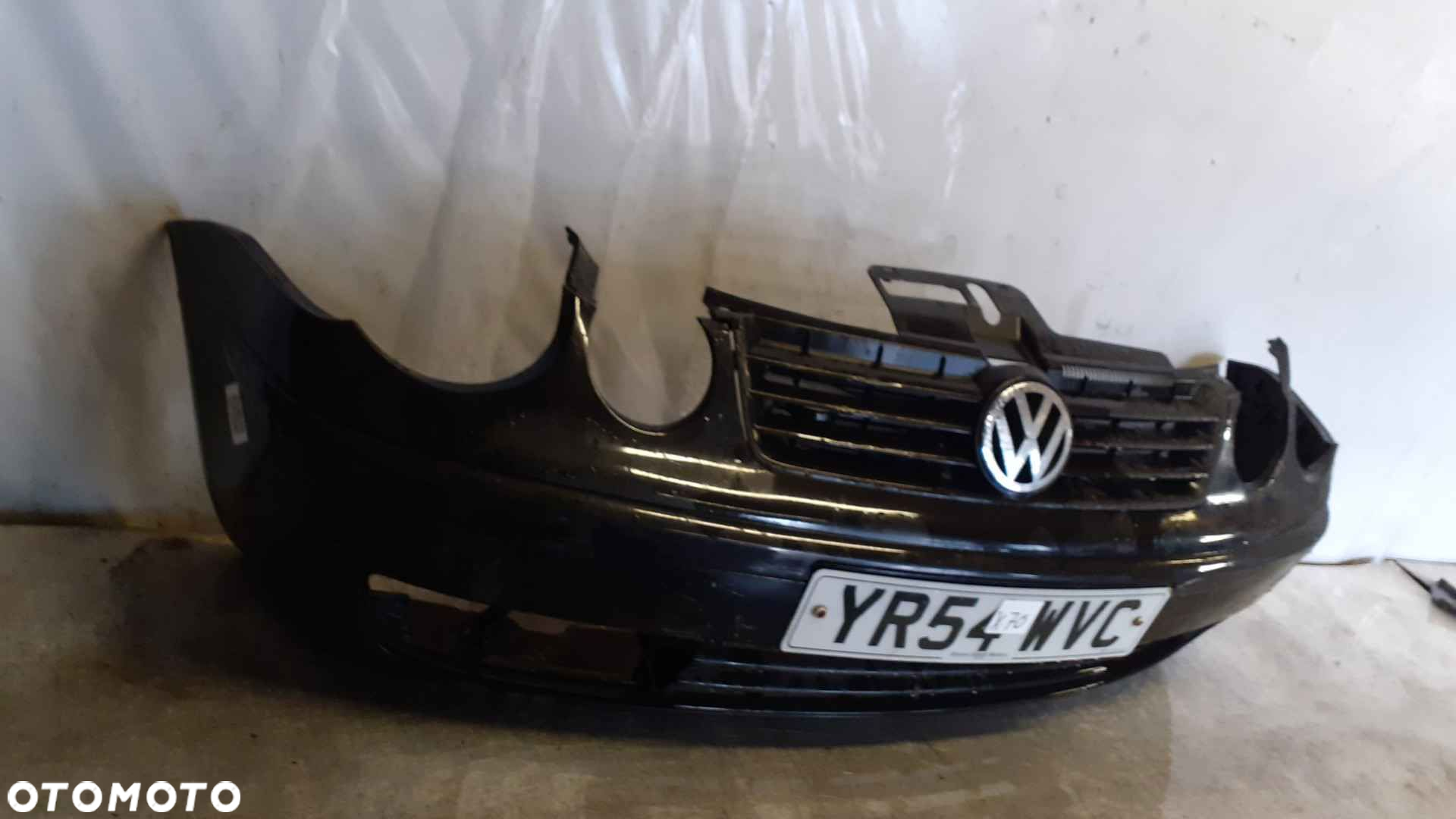 ) ZDERZAK PRZÓD PRZEDNI DO VW VOLKSWAGEN POLO 9N LC9Z CZARNY - 5