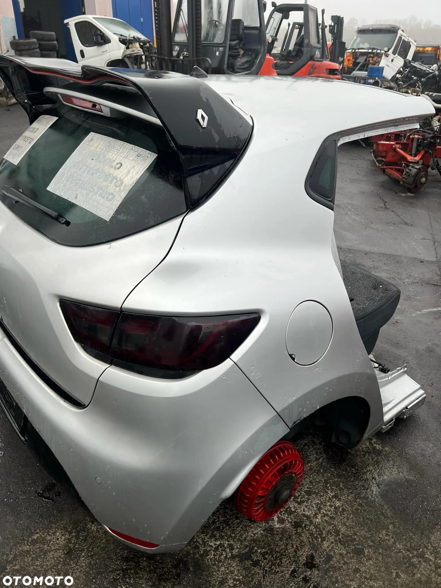 Kompletny tył Klapa, zderzak, lampy, spoiler Renault Clio 4 IV !! RS SPORT !! SPOILER - 7