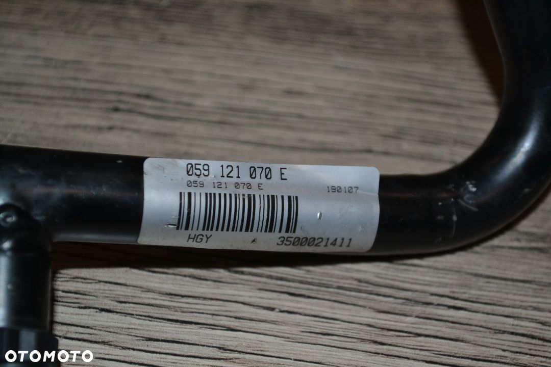 AUDI 3,0 TDI PRZEWÓD METALOWY WODY RURKA 059121070E - 2