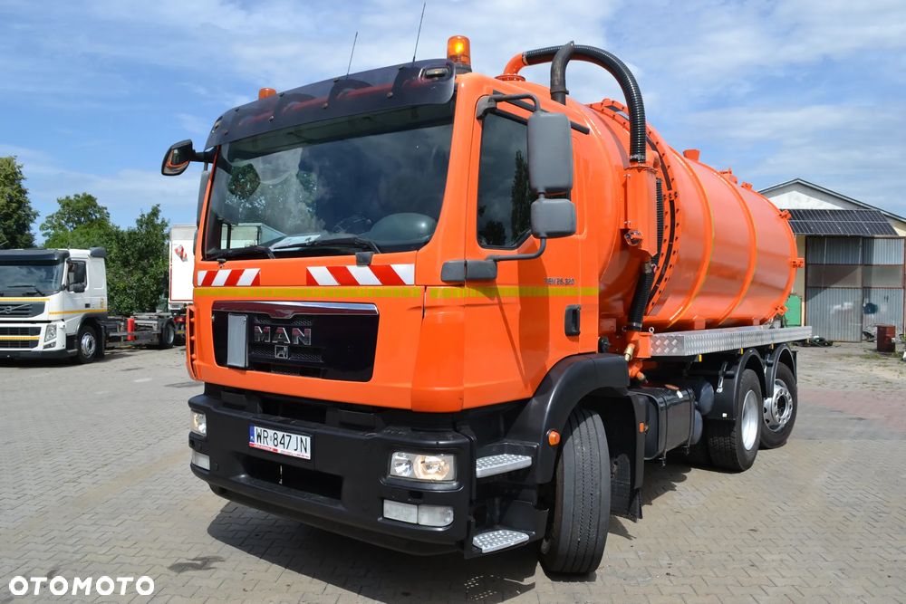 MAN TGM 2013 r 279000 km SPECJALNY SZAMBIARKA NOWA BECZKA 20 m³ TRZECIA OŚ SKRĘTNA KLIMATYZACJA - 9
